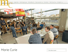 Tablet Screenshot of marie-curie.nl